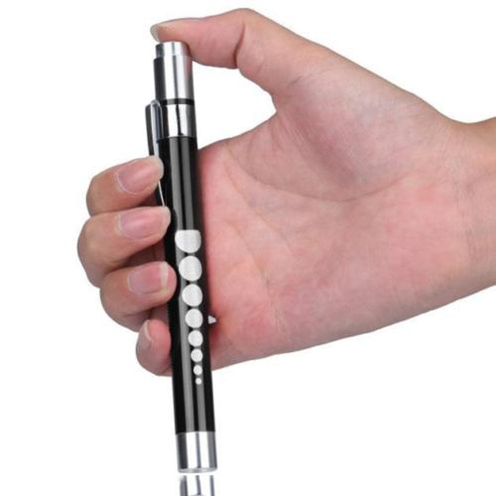 2-In-1 White LED Light Flashlight Torch Medical First Aid EMT Ball-Point Pen 1W